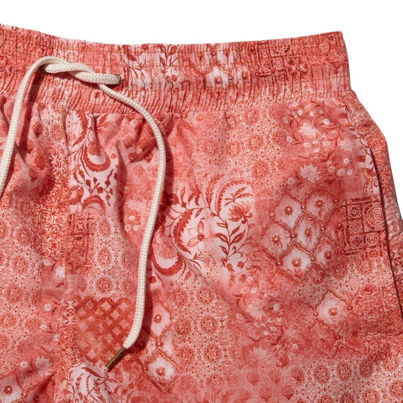 Brand new - Grayers Red Bandana Print Swim Trunk - Picture 4 of 4